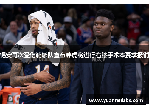 锡安再次受伤鹈鹕队宣布胖虎将进行右膝手术本赛季报销